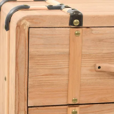 Immagine prodotto di vidaXL Cassettiera in legno di abete massiccio 91 × 35 × 73 cm