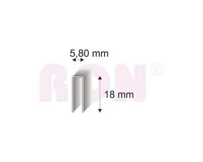 Obrázek produktu pro Spona 343/18 ZN M, 4200 kusů v balení