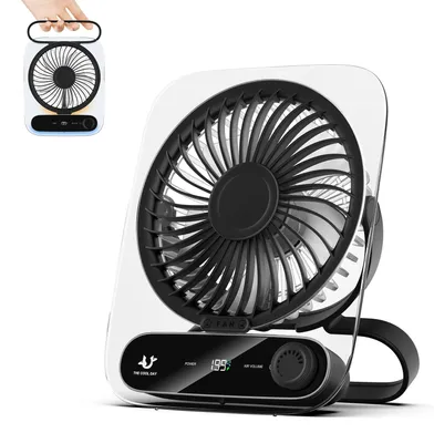 Obrázek produktu pro USB ventilátor, černý, 3,2 W, plastový stolní ventilátor