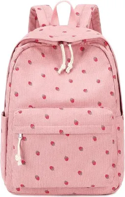 Produktbild von Schulranzen Mädchen Schulranze Große Schulranze Grundschule Mittelschule Reisetasche Leichtgewicht Laptop-Tasche Mädchen Damen Bequem Reisetasche Rosa