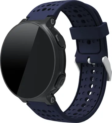 Produktbild von Strap-it Garmin Forerunner 735xt Silikonarmband (Dunkelblau)