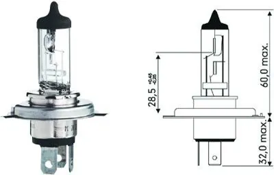 Produktbild von 1x DIEDERICHS LID10024 HS1 Scheinwerfer Glühlampe 35/35W 12V PX43t