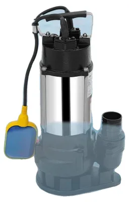 Productafbeelding van Dompelpomp voor afvalwater, maximaal debiet van 4755 gallon per uur, maximale opvoerhoogte van 49 voet, zwart