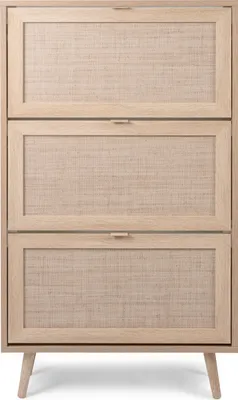 Obrázok produktu pre Schuhkipper >Kuta< in Sonoma-Eiche - 70x125x24cm (BxHxT)