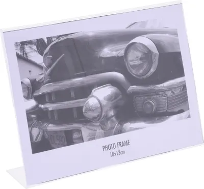 Image de Cadre photo TRANSPARENT 18x13cm