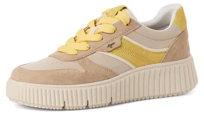 Image de Tamaris Dames Faible Sneaker Low Top 1-23701-46 beige