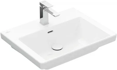 Produktbild von Villeroy & Boch Schrankwaschtisch Subway 3.0 600x470mm Rechteck 1HL. o. Überlauf Weiß