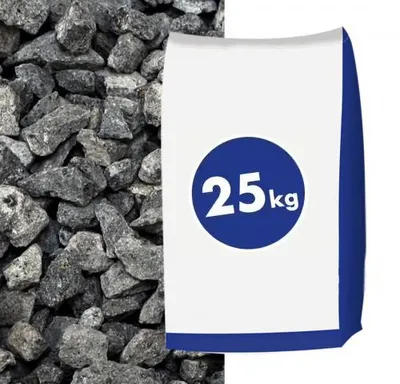 Produktbild von Basaltsplitt Eifelschwarz 11-22mm 25kg