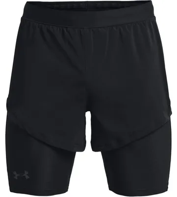 Produktbild von Under Armour - "Rush" Laufshorts für Herren GT13404 (S Kurz) (Schwarz)