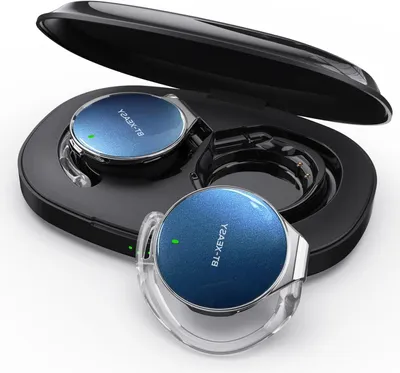Produktbild von Mit Mikrofon Open Ear Kopfhörer 52hrs Bluetooth 5.4 Wireless Over Ear Kopfhörer Sport Kopfhörer Clip on Kopfhörer Verbinden Sie 2 Geräte Gleichzeiti