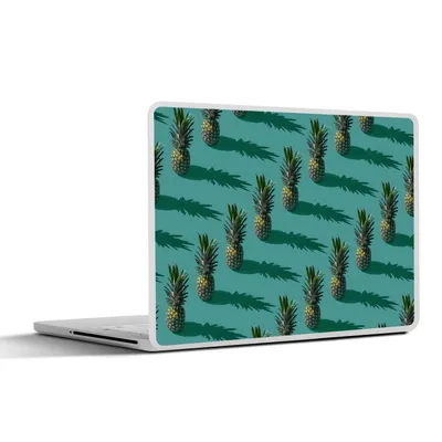 Produktbild von MuchoWow® Laptop Aufkleber Sticker Cover Sommer - Ananas - Blau 30x22 cm - Laptop-Sticker