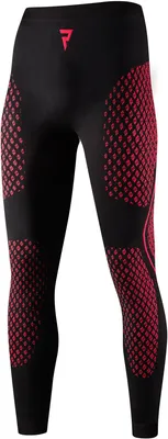 Immagine prodotto di Pantaloni tecnici da moto Rebelhorn Therm 2, nero/rosso, XS/S