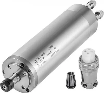 Obrázek produktu pro VEVOR 0,8 KW 2220 V vodou chlazený vřetenový motor CNC vodou chlazený vřetenový motor pro CNC gravírovací frézky