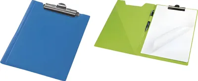 Zdjęcie produktu dla Teczka na dokumenty A5 folia PVC tłoczona niebieska