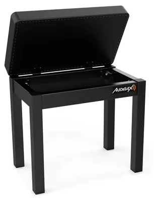 Image de Audibax KB200B : Banc pour piano/clavier avec compartiment de rangement