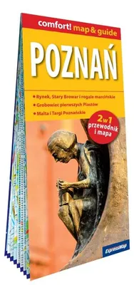 Zdjęcie produktu dla Poznan laminowany map&guide 2w1: przewodnik i mapa
