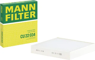 Produktbild von MANN-FILTER CU 22 034 Innenraumfilter Pollenfilter für NISSAN Qashqai III (J12)