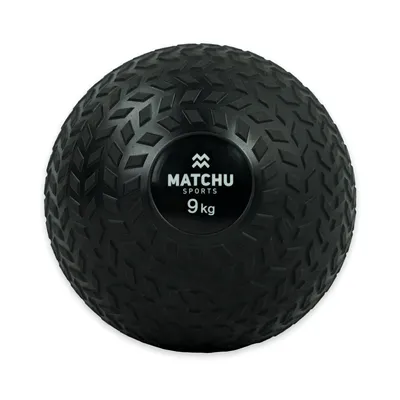 Produktbild von Matchu Sports Slam Ball / Medizinball - Sand gefüllt 9 kg aus Gummi - Gewichtsball - Fitnessball - Trainingsball für Kraftausdauertraining