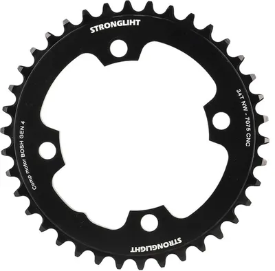 Obrázek produktu pro Stronglight řetězový kroužek pro elektrokola Shimano 34 zubů, 4-ramenný, kruh šroubů 104, NW