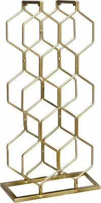 Produktbild von Home&Styling Weinregal für 8 Flaschen Metall Golden