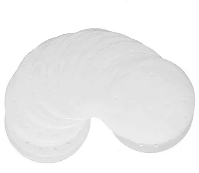 Zdjęcie produktu dla Papier pergaminowy do frytownicy powietrznej okrągły silikonowy 100 szt.