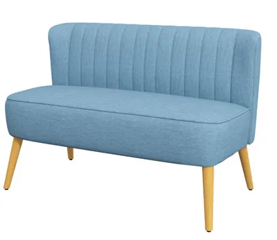 Produktbild von 2-Sitzer Sofa,Doppelsofa pflegeleichter Bezug,Polstersofa für Wohnzimmer 117 x 56,5 x 77 cm