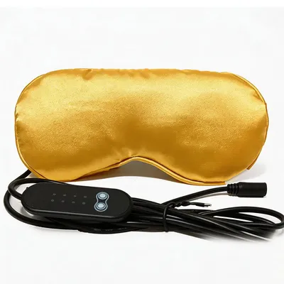 Produktbild von USB Beheizte Augenmaske – Schlafmaske aus Seide mit Temperatur- und Timer-Steuerung, 3 Wärmestufen für Entspannung
