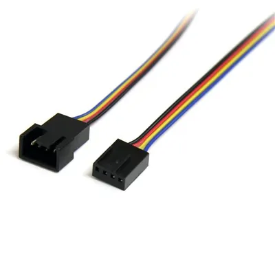 Obrázok produktu pre StarTech.com FAN4EXT12, 0,305 m, Molex (4-pin), Molex (4-pin), Samec, Samica, Priamy