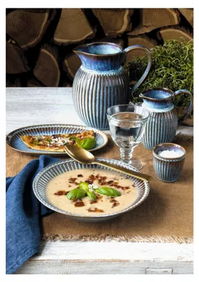 Produktbild von Eierbecher Alice Oyster Blue 6,5 cm Keramik Geschirr