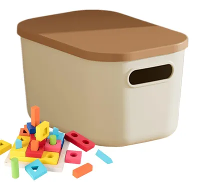 Image de Boîte de rangement portable avec couvercles et poignées