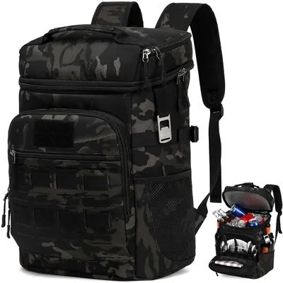 Productafbeelding van Camouflage Koelrugzak 25L Geïsoleerde Picknick Rugzak