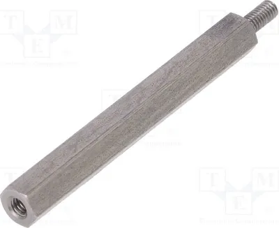Produktbild von 10x Distanzmuffe mit Gewinde 40mm Innengew: M2,5  Außengew: M2,5 242X40 Distanzelem
