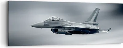 Produktbild von Bild auf Leinwand - Leinwandbild - Flugzeug Himmel Flug - 90x30cm - Wand Bild - Wanddeko - Leinwanddruck - Bilder - Kunstdruck - Wanddekoration - Leinwand bilder - Wandkunst - AB90x30-3415
