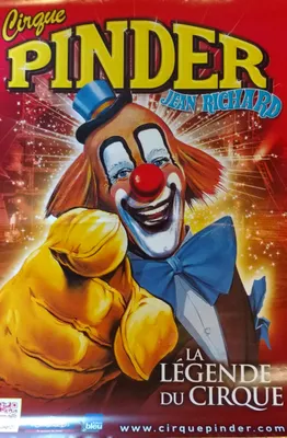 Productafbeelding van Cirque PINDER - Clown - Affiche / Poster - 60x80 cm