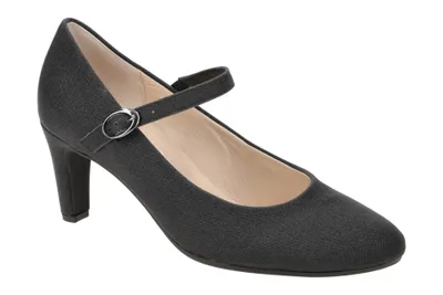 Zdjęcie produktu dla Gabor 41.411 buty damskie - czółenka z paskiem czarne eleganckie NOWOŚĆ