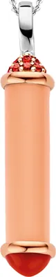Produktbild von 6802CP Kette mit Anhänger korallenpink bicolor 6802CP Ti Sento Milano