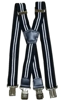 Produktbild von Hosentraeger X From breit  gestreift schwarz