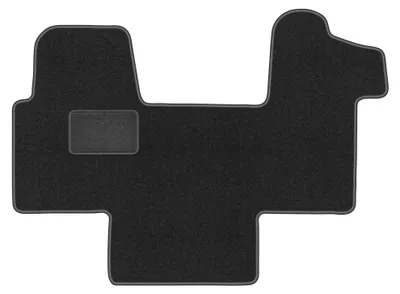 Immagine prodotto di Tappetino guidatore in moquette per Renault Master II 2010- (commerciale) – 1 pezzo, grigio grafite, su misura – Wielganizator LUX