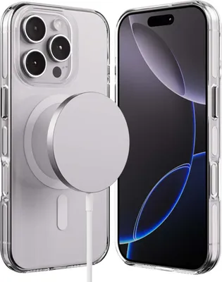 Zdjęcie produktu dla Etui do iPhone 16 Pro Max Crong Clear MAG Pro Case MagSafe (przezroczysty)