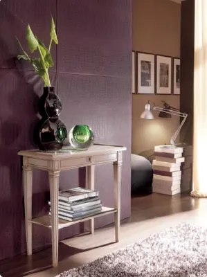 Produktbild von Tisch Konsolen Kommode Barock Rokoko Konsolentisch Holz Design Beistell Schrank