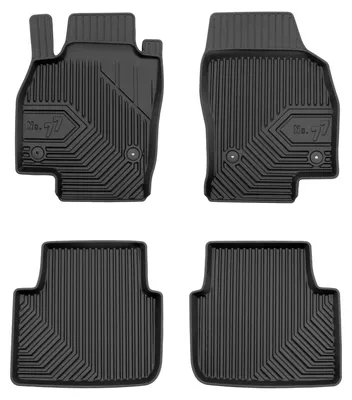 Zdjęcie produktu dla Dywaniki gumowe do Skoda Scala od 2019 (hatchback) – 4 szt., czarne, dopasowane