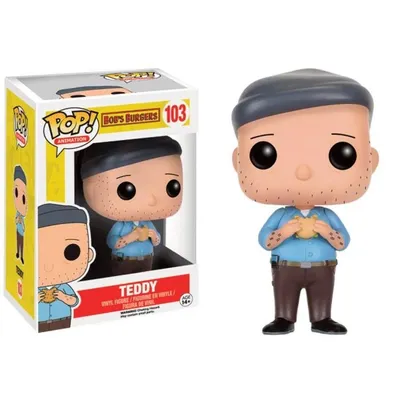 Productafbeelding van FUNKO POP CULTURE: Bob's Burgers - Teddy, vinyl figuur, nieuw! Funko