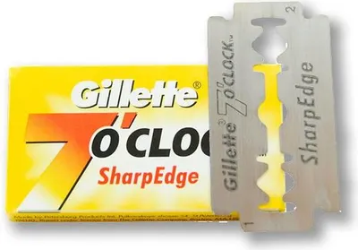 Immagine prodotto di Gillette 7 O'clock Yellow 5pcs rasoi a doppio taglio