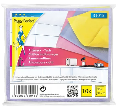 Produktbild von Peggy Perfect Vlies-Allzwecktuch 10er Pack