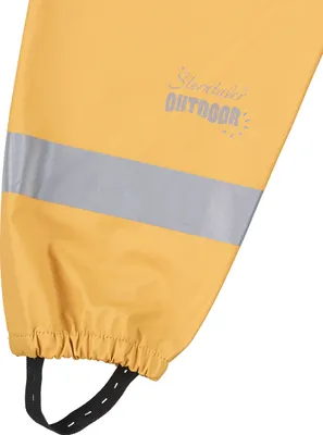 Produktbild von Sterntaler Regenhose mit Trägern ungefüttert gelb 110