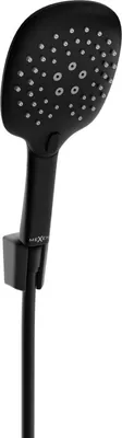 Produktbild von Mexen R-22 Kopfbrausegarnitur mit Regenbrause und Thermostatmischer, Schwarz - 785225052-70