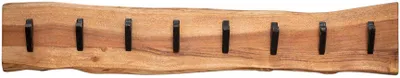 Produktbild von Garderobe Avery 8 haken industrial - akazienholz