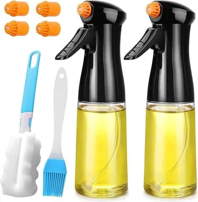 Produktbild von Oliefüllpistole für das Backset, 2 leckfreie Oliefüllpistolen, 200 ml, Füllpistole, Luftfritteuse, Grill, Salatspülmaschine