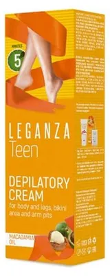 Obrázok produktu pre Depilačná súprava Leganza s makadamiovým olejom 125 ml