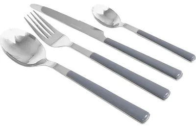 Produktbild von Besteckset BRUNNER Amyla 16-tlg. grau – modern & spülmaschinengeeignet